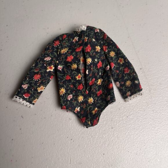 Vintage Sunshine Family Stephie Dress Black Floral 2 Piece Outfit Mattel 9" EUC - Picture 6 of 9